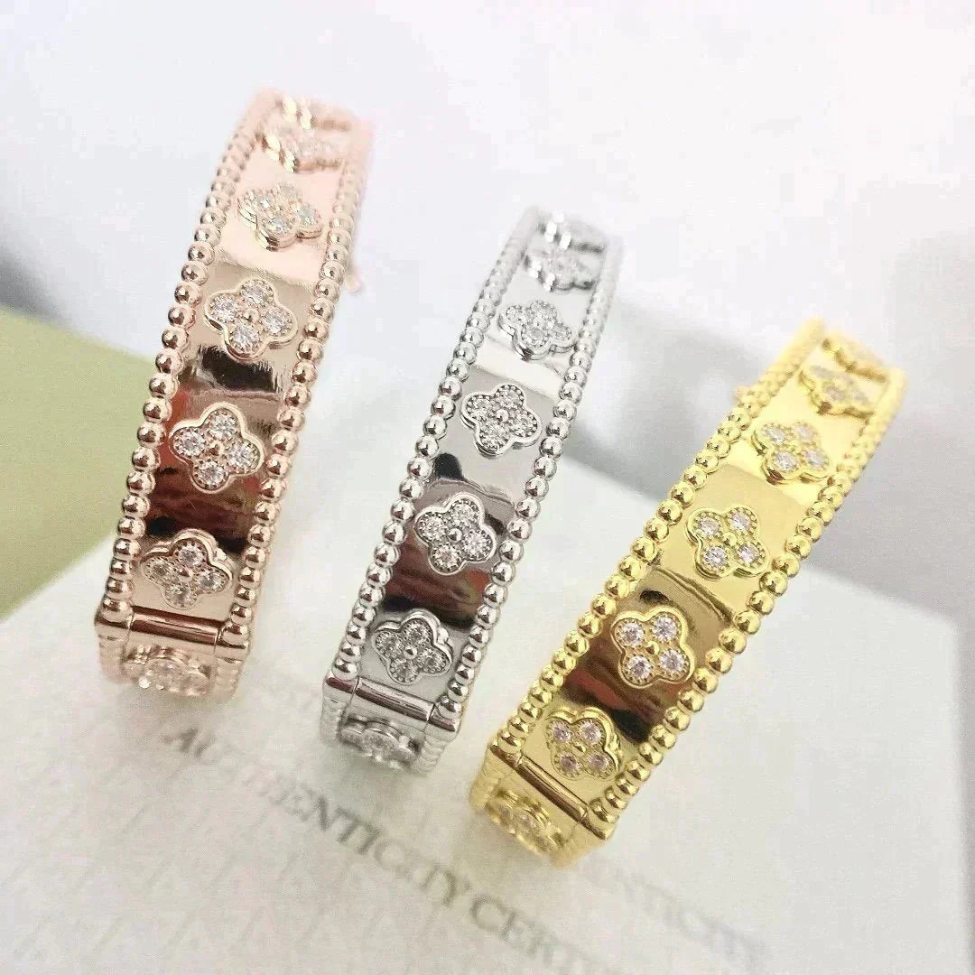 [Renovia Jewelry]CLOVER BRACELET 8MM DIAMONDS