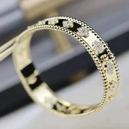 [Renovia Jewelry]CLOVER BRACELET 8MM DIAMONDS