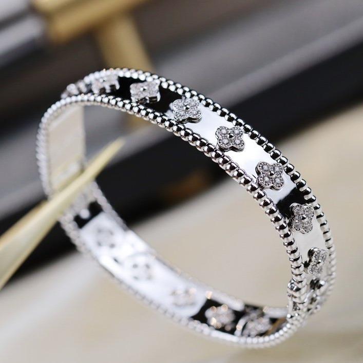 [Renovia Jewelry]CLOVER BRACELET 8MM DIAMONDS
