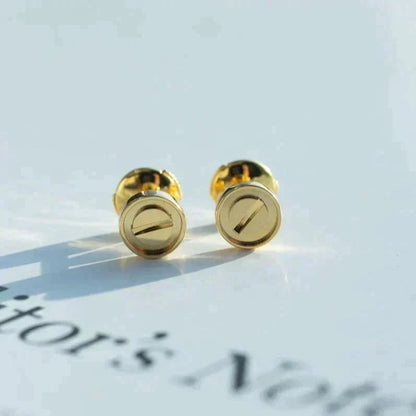 [Renovia Jewelry]LOVE EARRINGS GOLD 10MM