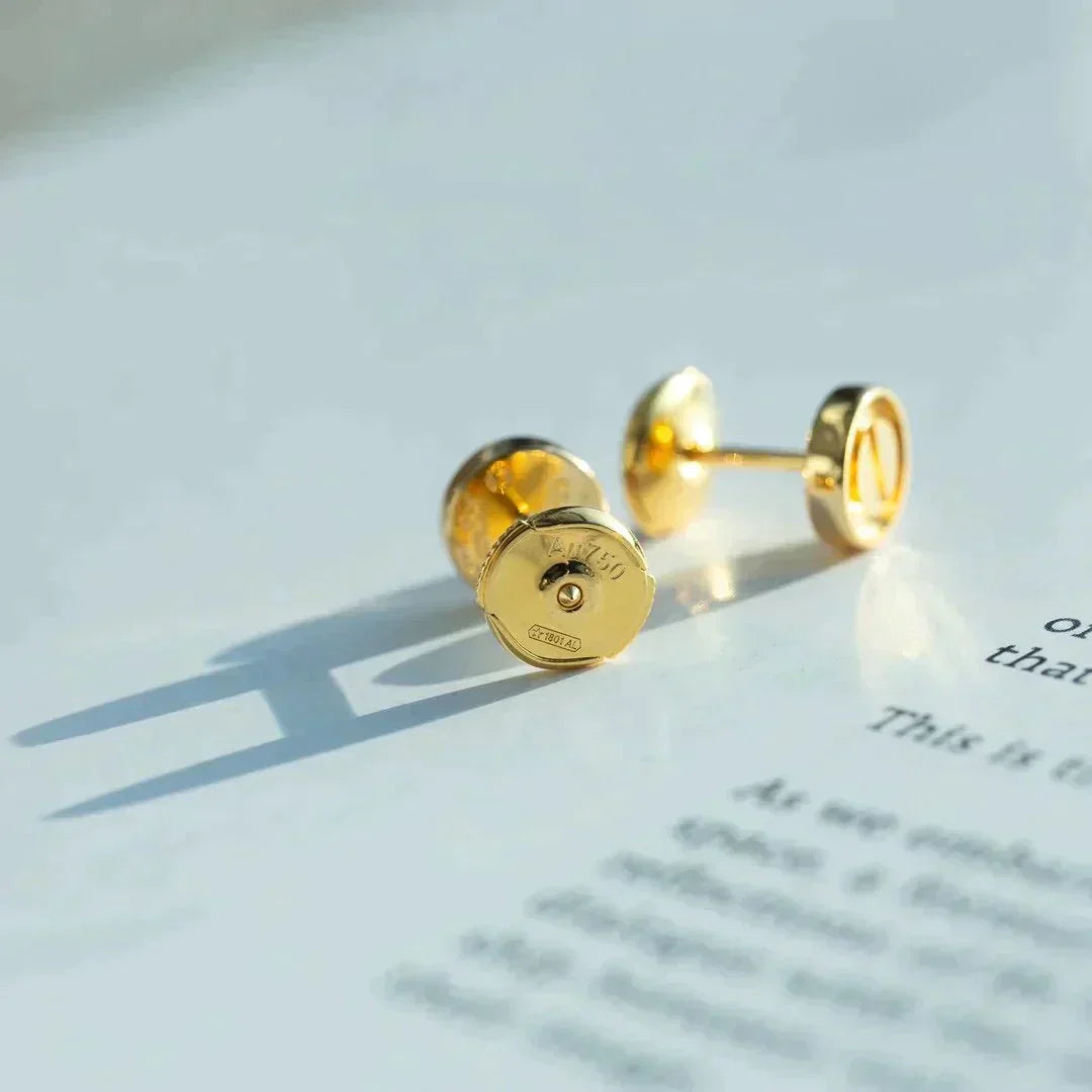 [Renovia Jewelry]LOVE EARRINGS GOLD 10MM