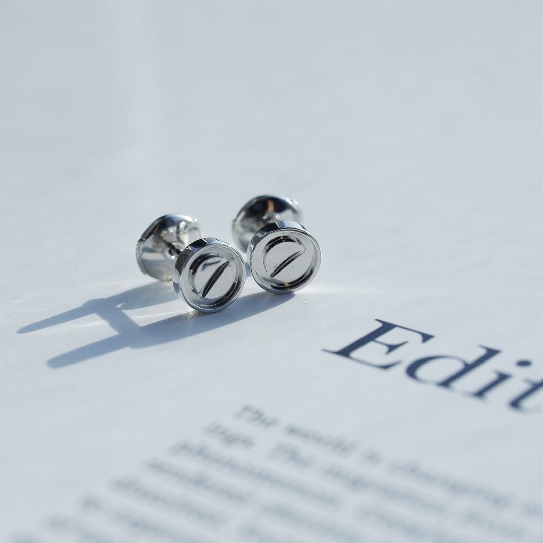 [Renovia Jewelry]LOVE EARRINGS SILVER 10MM