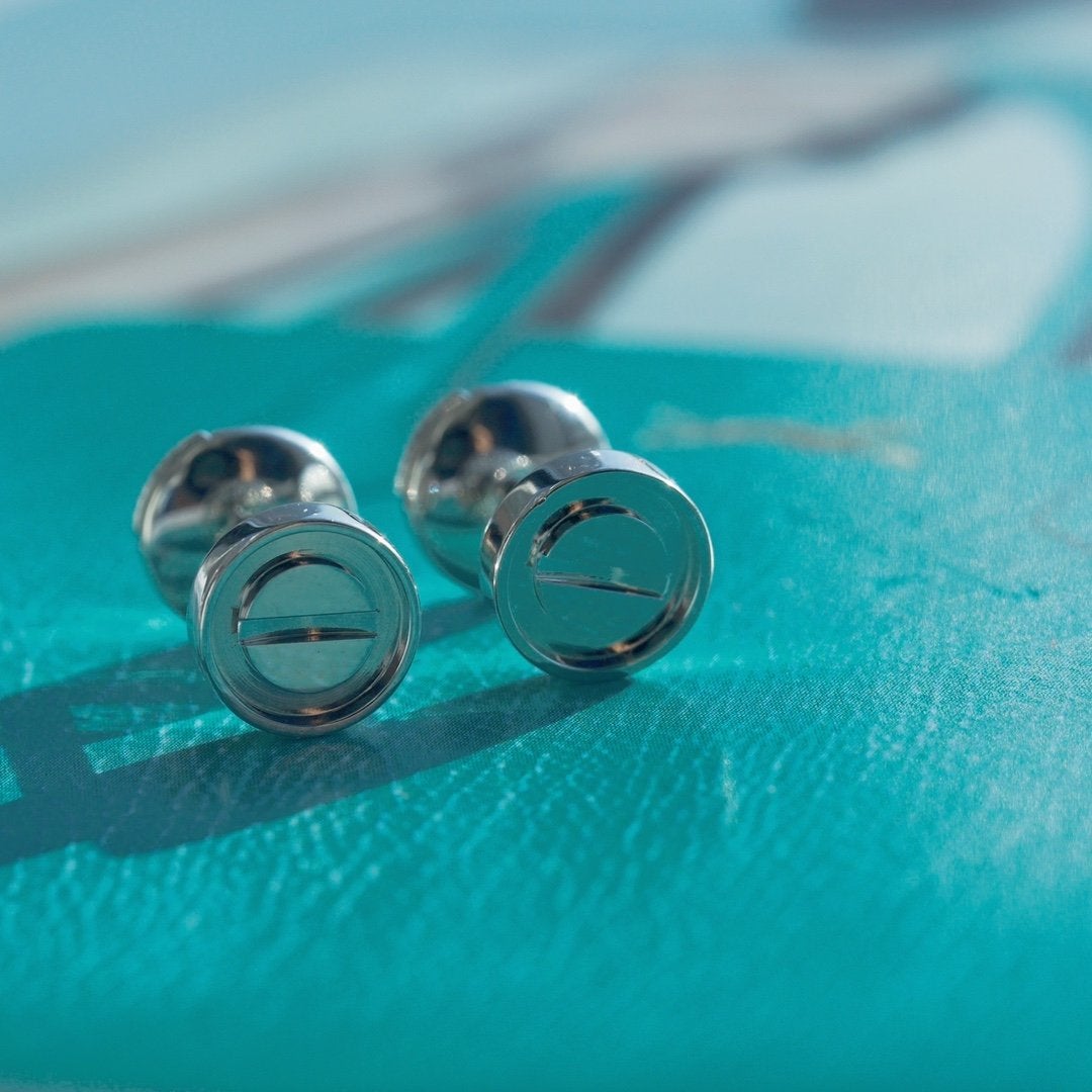[Renovia Jewelry]LOVE EARRINGS SILVER 10MM
