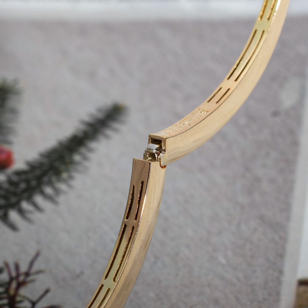 [Renovia Jewelry]SERPENTI BRACELET PINK GOLD DIAMOND DOUBLE SNAKE
