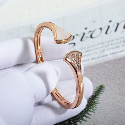 [Renovia Jewelry]DREAM BRACELET OPEN PINK GOLD MOP DIAMOND