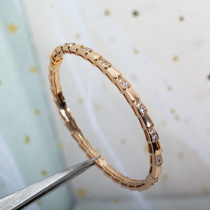 [Renovia Jewelry]SERPENTI SMALL BRACELET PINK GOLD DIAMOND