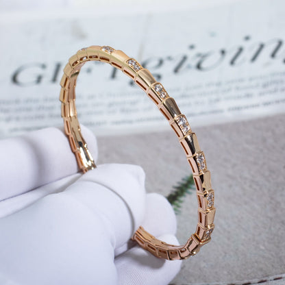 [Renovia Jewelry]SERPENTI SMALL BRACELET PINK GOLD DIAMOND