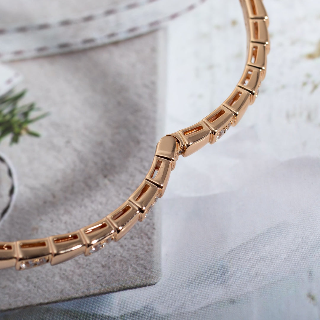 [Renovia Jewelry]SERPENTI BRACELET PINK GOLD DIAMOND