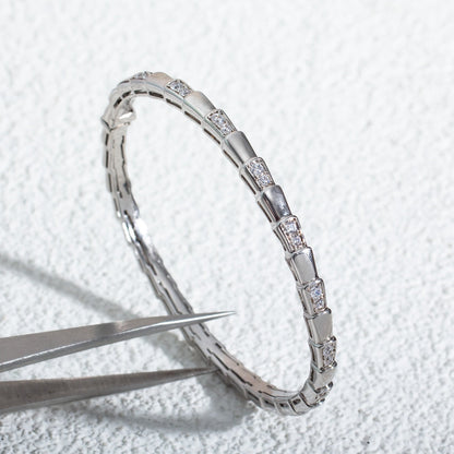 [Renovia Jewelry]SERPENTI BRACELET SILVER DIAMOND