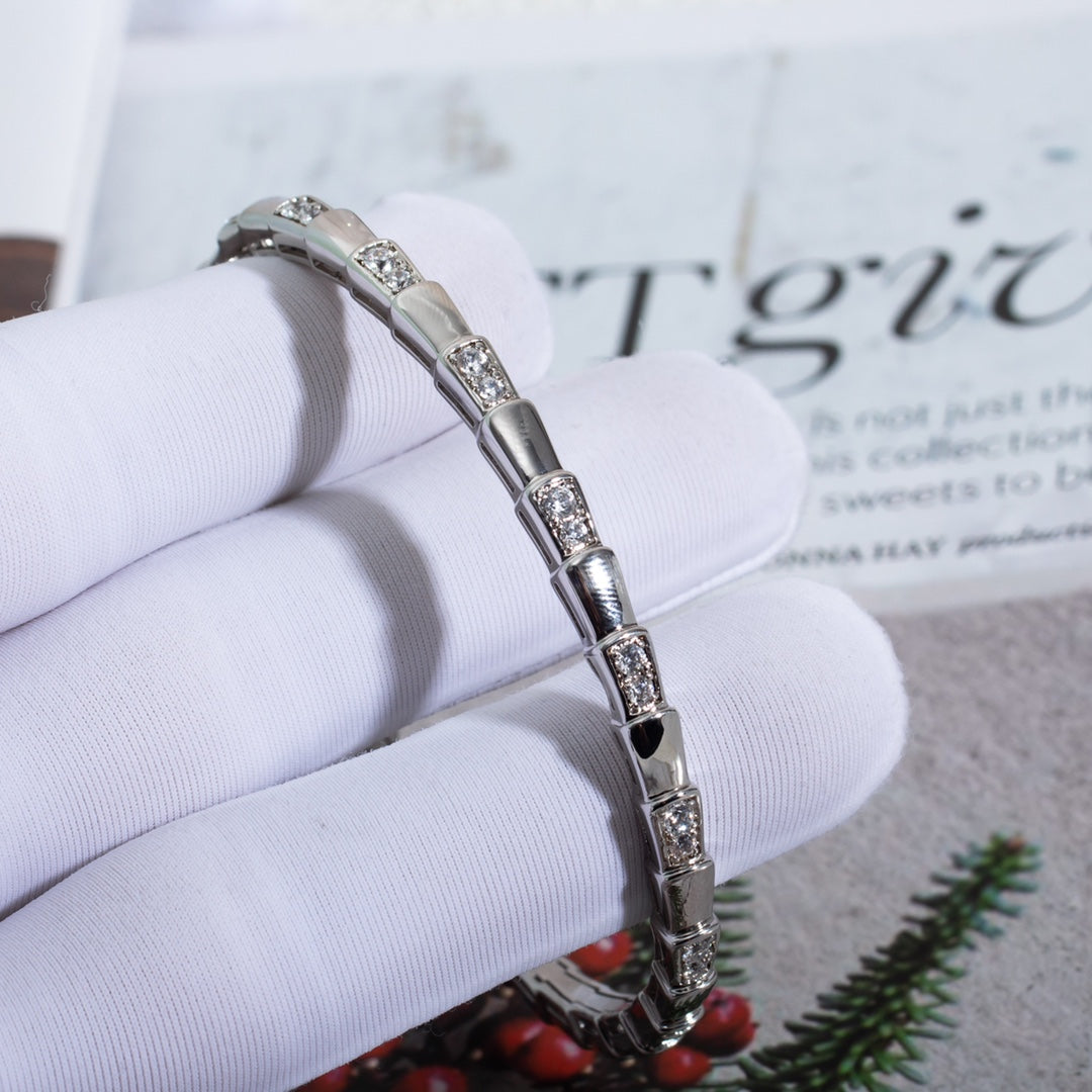 [Renovia Jewelry]SERPENTI BRACELET SILVER DIAMOND
