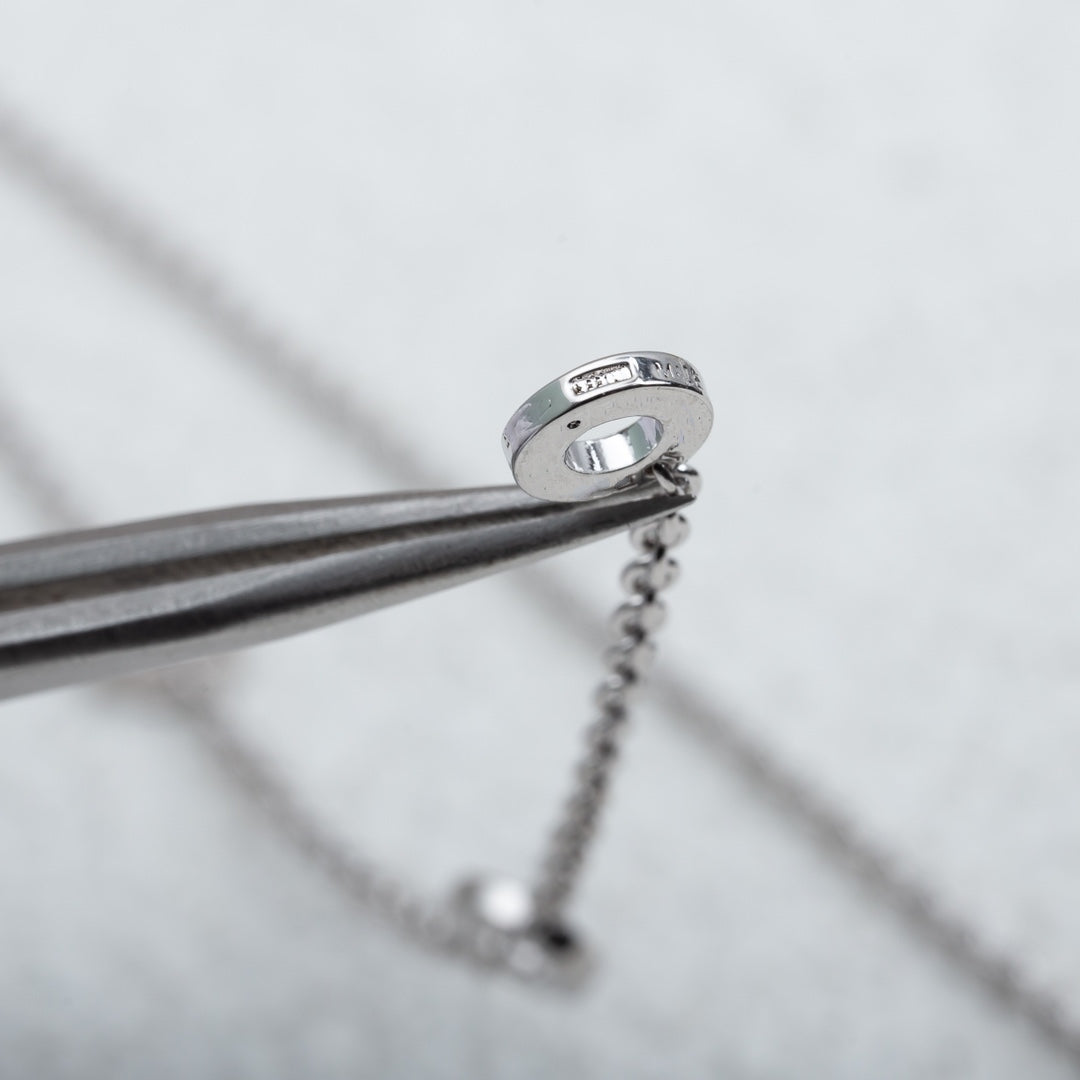 [Renovia Jewelry]PARENTESI NECKLACE SILVER DIAMOND