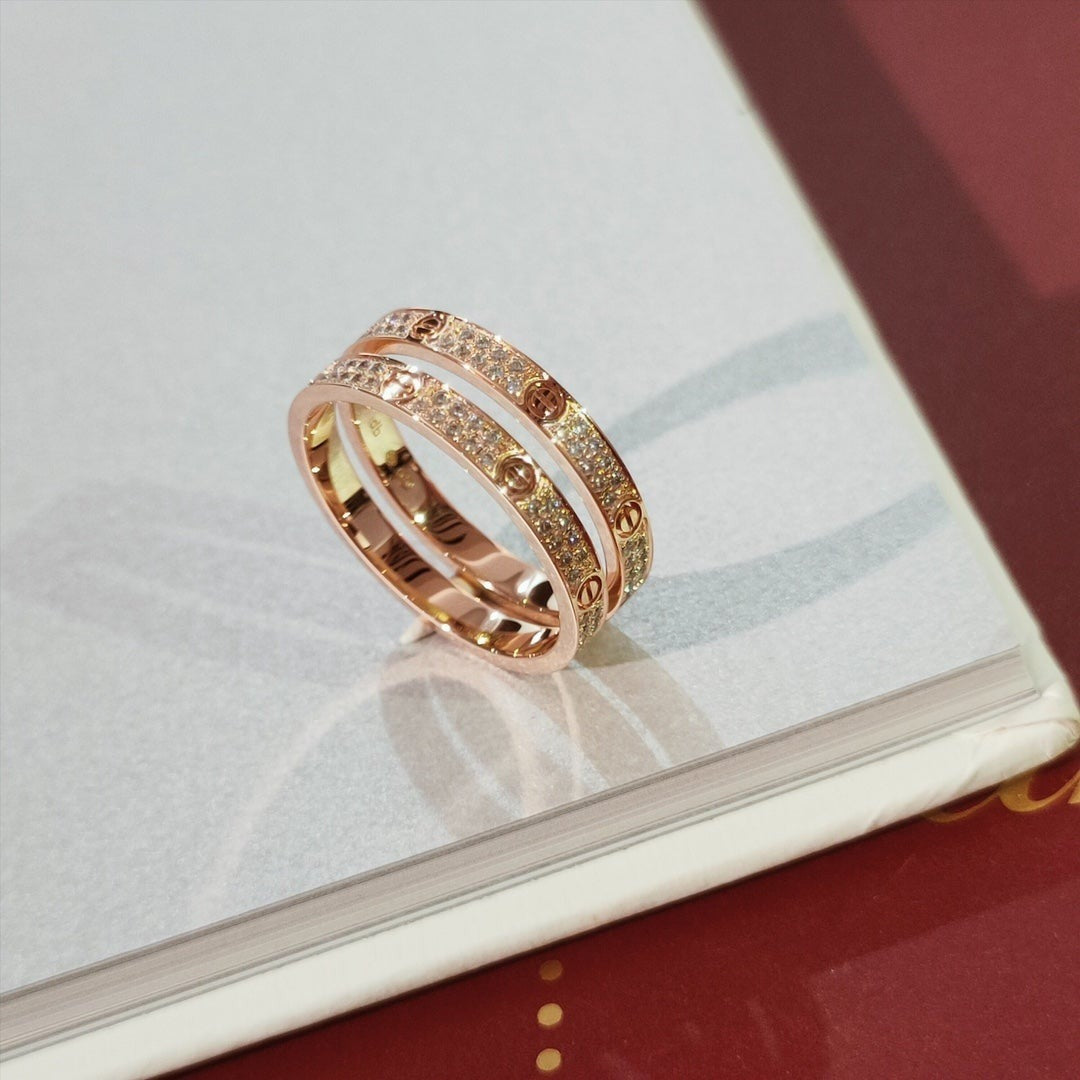 [Renovia Jewelry]LOVE RING 2.65MM DIAMOND