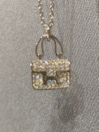 [Renovia Jewelry]CONSTANCE PEDANT DIAMOND NECKLACE