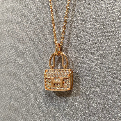 [Renovia Jewelry]CONSTANCE PEDANT DIAMOND NECKLACE