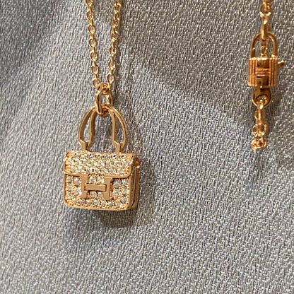 [Renovia Jewelry]CONSTANCE PEDANT DIAMOND NECKLACE