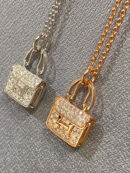 [Renovia Jewelry]CONSTANCE PEDANT DIAMOND NECKLACE