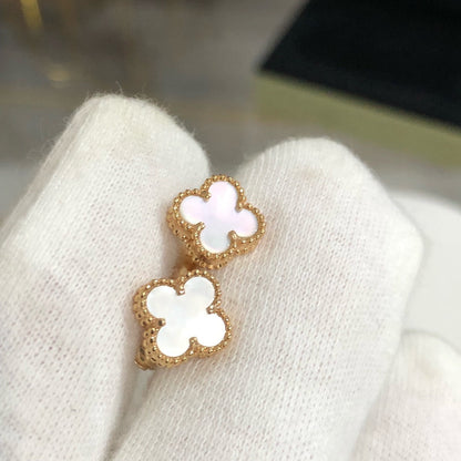 [Renovia Jewelry]CLOVER MINI GOLD EARRINGS