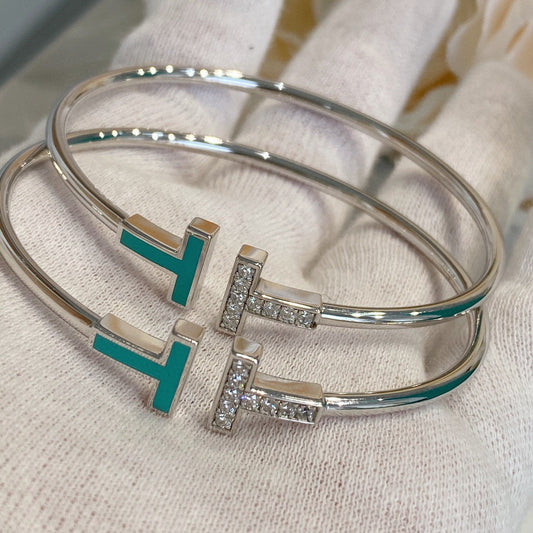 [Renovia Jewelry]T BRACELET 1.8MM TURQUOISE DIAMOND
