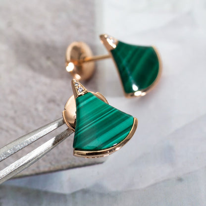 [Renovia Jewelry]DIVAS DREAM EARRINGS PINK GOLD