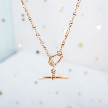 [Renovia Jewelry]ECHAPPEE NECKLACE PINK GOLD