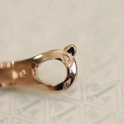 [Renovia Jewelry]CLOVER MEDIUM 1 MOTIFS FUll DIAMOND EARRINGS