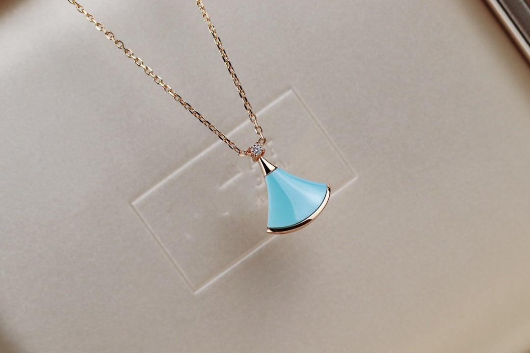 [Renovia Jewelry]DREAM NECKLACE TURQUOISE PINK GOLD