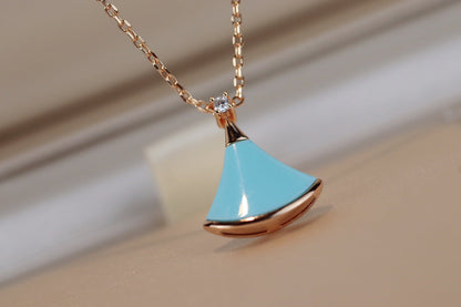 [Renovia Jewelry]DREAM NECKLACE TURQUOISE PINK GOLD