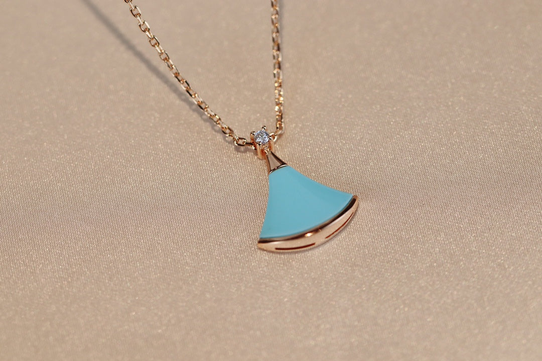 [Renovia Jewelry]DREAM NECKLACE TURQUOISE PINK GOLD
