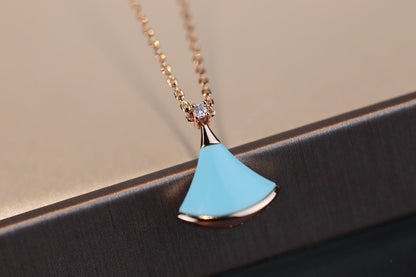 [Renovia Jewelry]DREAM NECKLACE TURQUOISE PINK GOLD