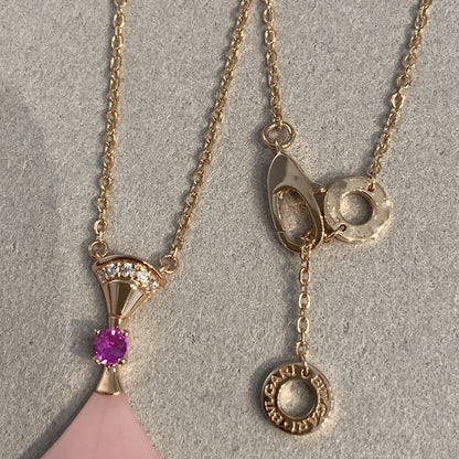 [Renovia Jewelry]DREAM NECKLACE PINK OPAL