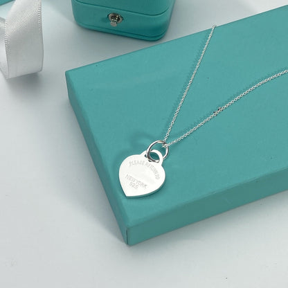 [Renovia Jewelry]HEART PEDANT SILVER NECKLACE