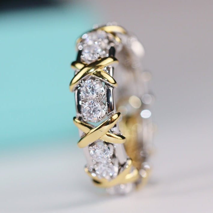 [Renovia Jewelry]SIXTEEN STONE RING GOLD