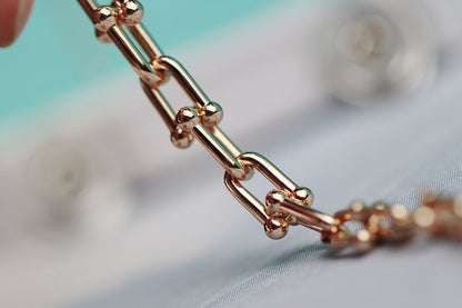 [Renovia Jewelry]HARDWEAR LINK GOLD NECKLACE