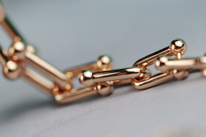 [Renovia Jewelry]HARDWEAR LINK GOLD NECKLACE