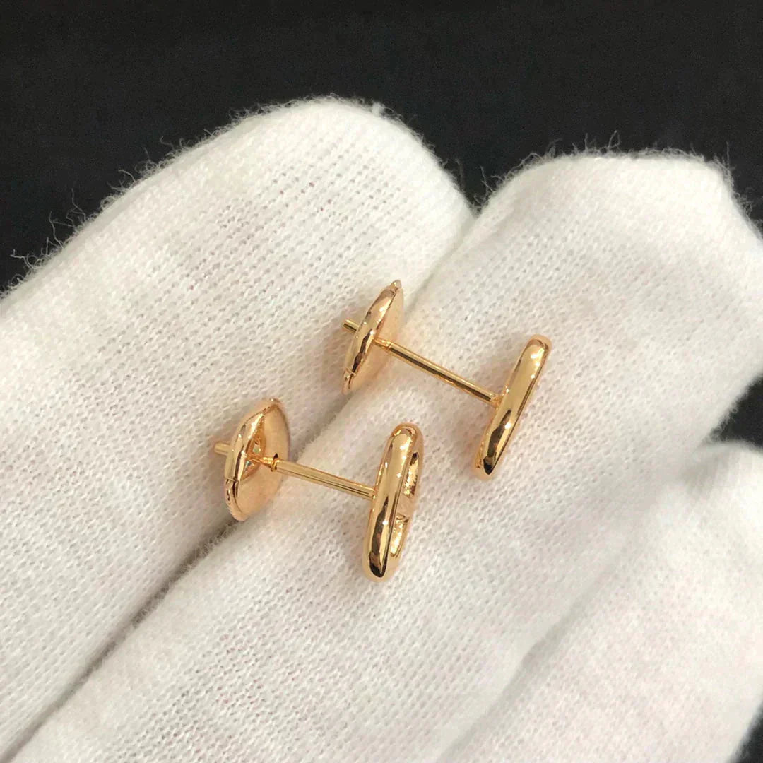 [Renovia Jewelry]CHAINE SMALL EARRINGS GOLD AND SILVER