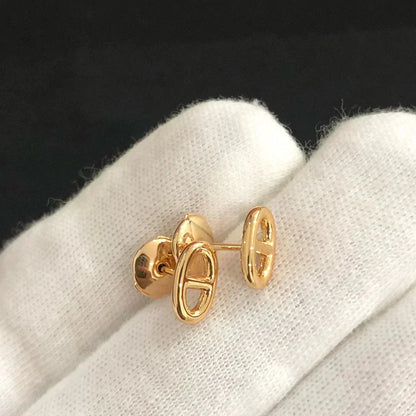 [Renovia Jewelry]CHAINE SMALL EARRINGS GOLD AND SILVER