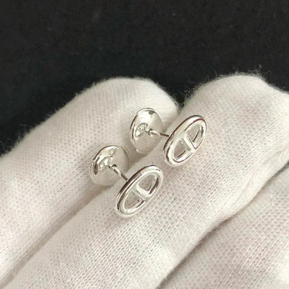 [Renovia Jewelry]CHAINE SMALL EARRINGS GOLD AND SILVER
