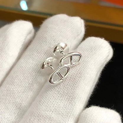 [Renovia Jewelry]CHAINE SMALL EARRINGS GOLD AND SILVER