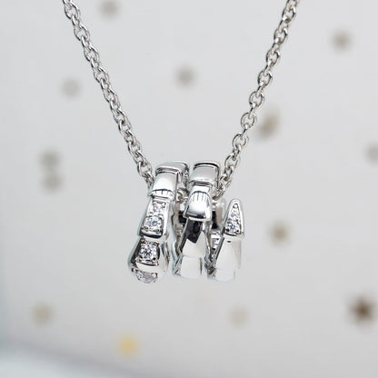 [Renovia Jewelry]SERPENTI SILVER NECKLACE DIAMOND