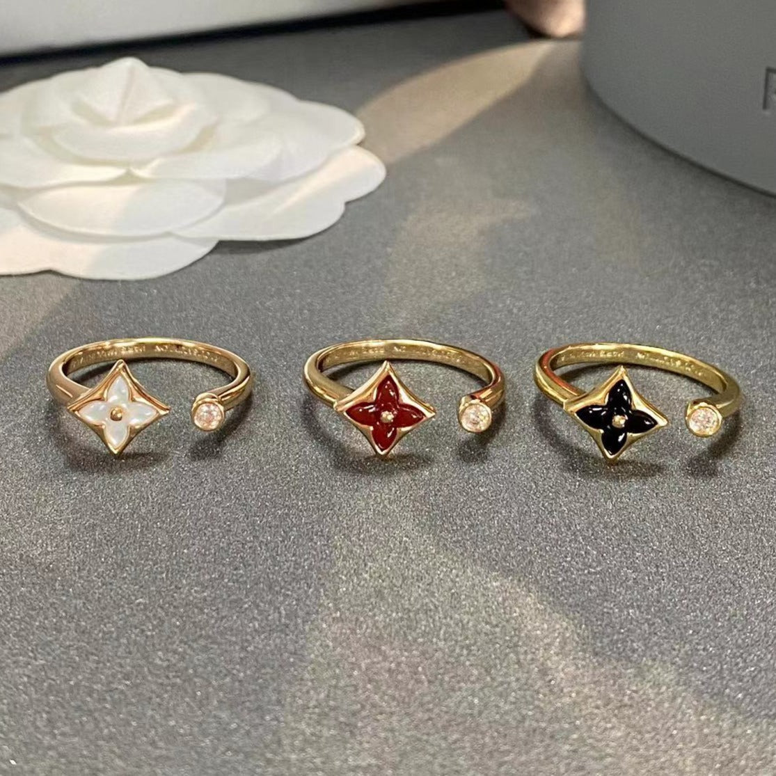 [Renovia Jewelry]STAR 1 DIAMOND OPEN RING