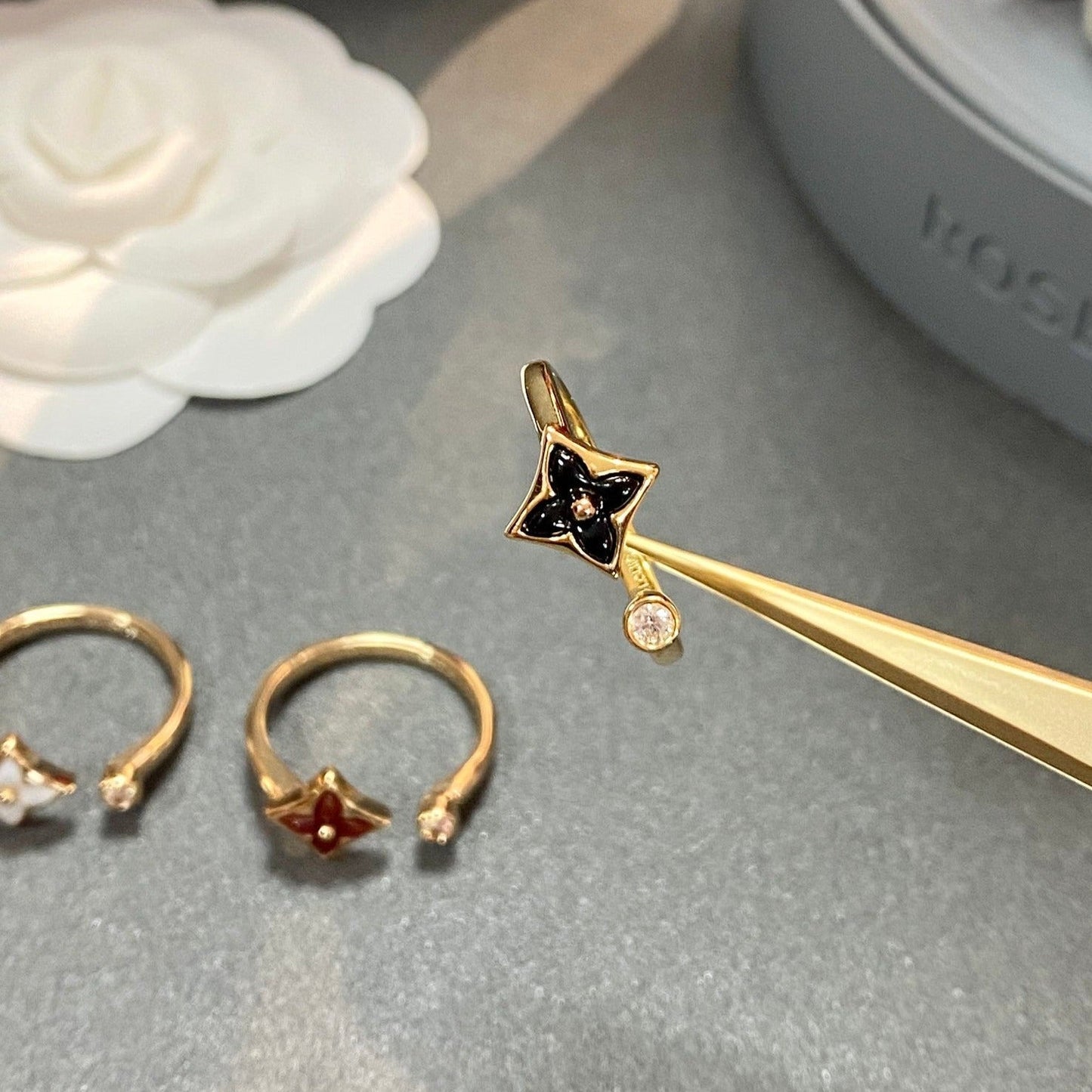 [Renovia Jewelry]STAR 1 DIAMOND OPEN RING