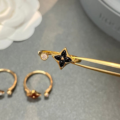 [Renovia Jewelry]STAR 1 DIAMOND OPEN RING