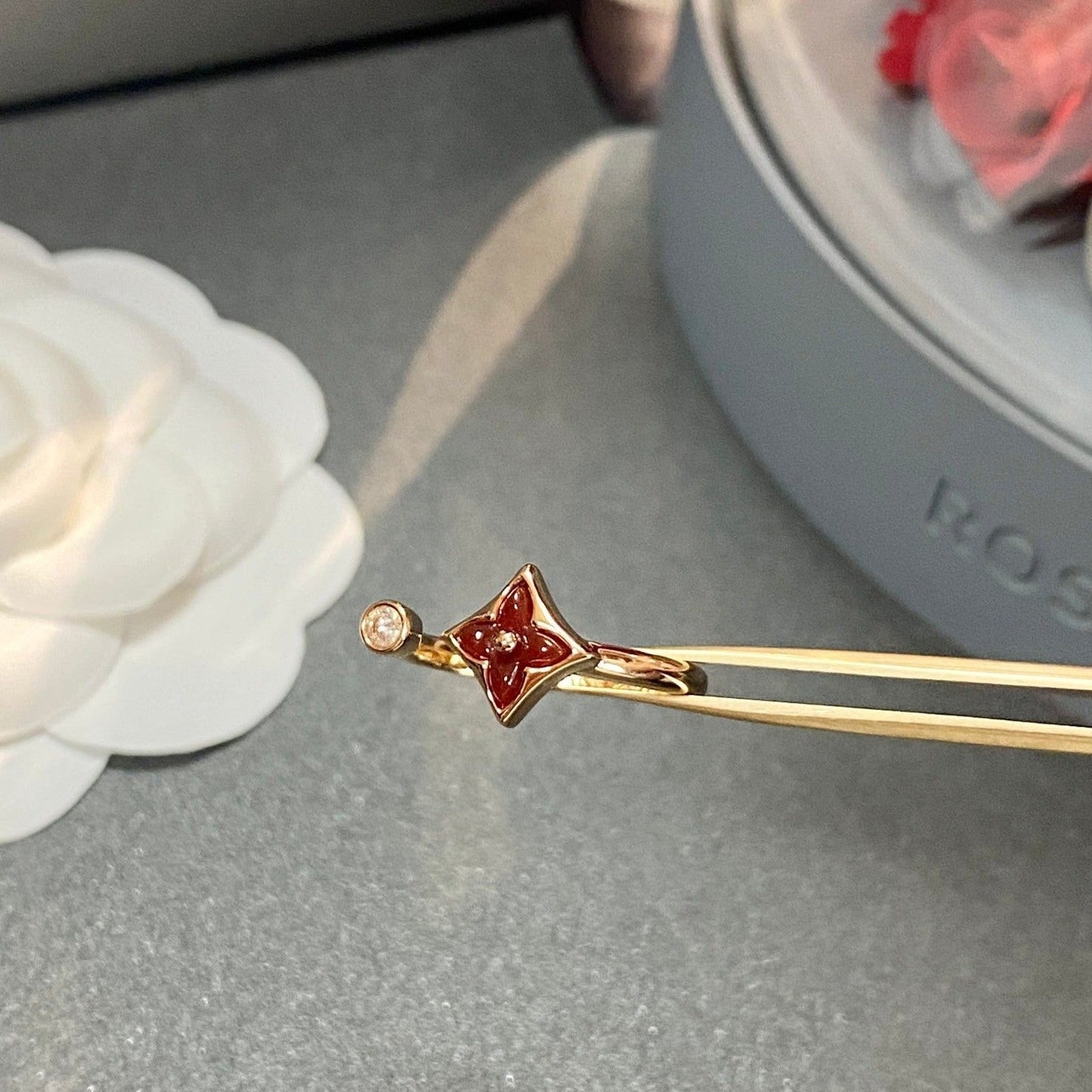 [Renovia Jewelry]STAR 1 DIAMOND OPEN RING