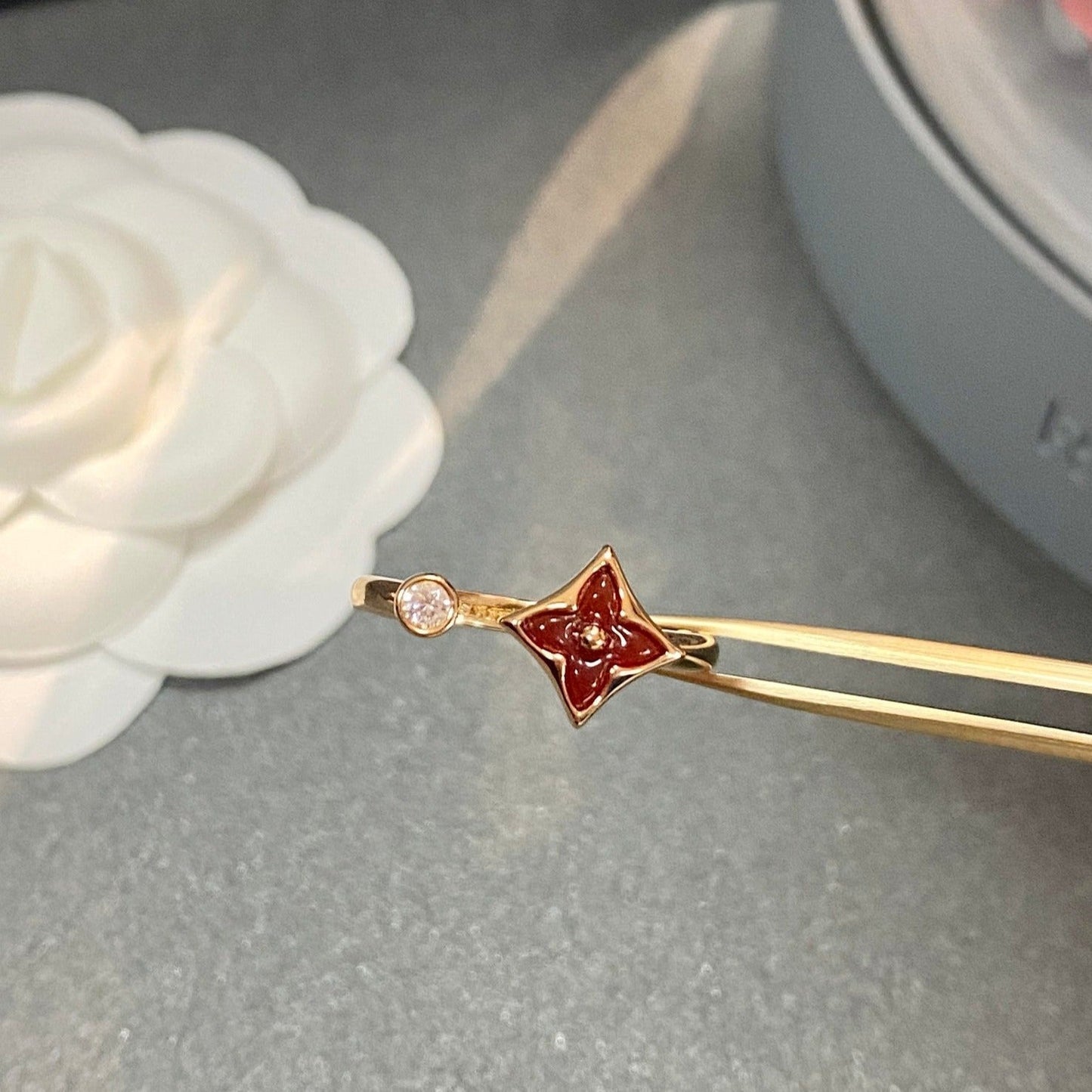 [Renovia Jewelry]STAR 1 DIAMOND OPEN RING
