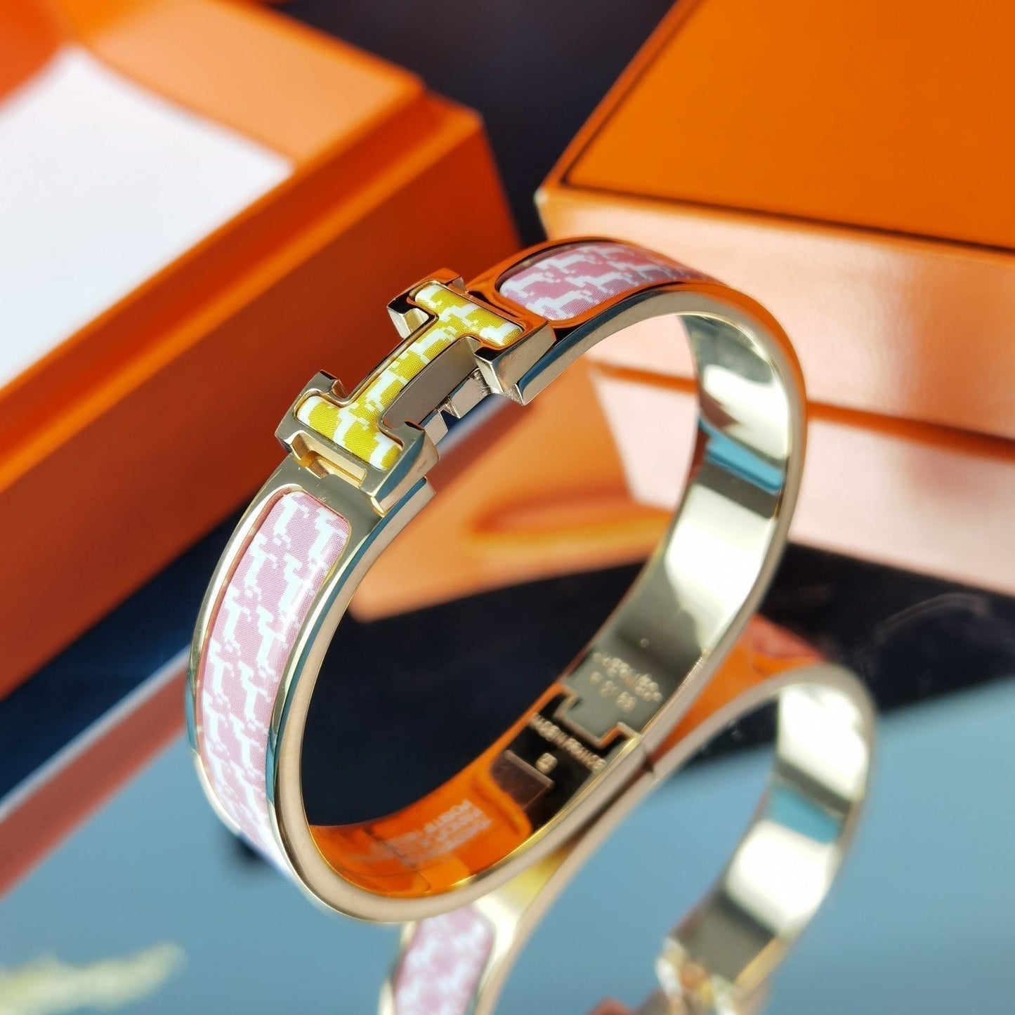 [Renovia Jewelry]H HORSE BRACELET 12MM