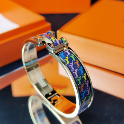 [Renovia Jewelry]H HORSE BRACELET 12MM