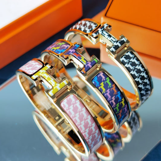 [Renovia Jewelry]H HORSE BRACELET 12MM