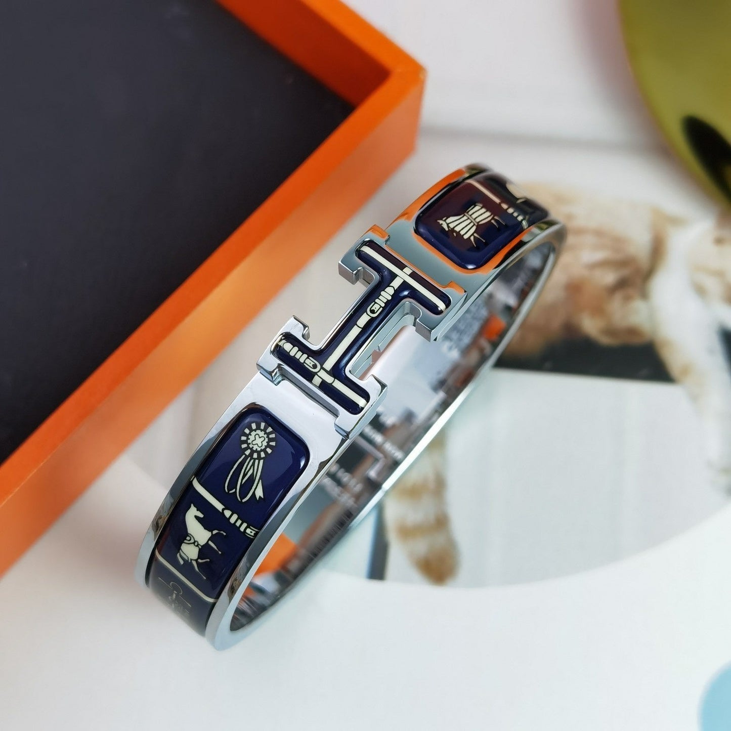 [Renovia Jewelry]H COUVERTURES DARK BLUE BRACELET