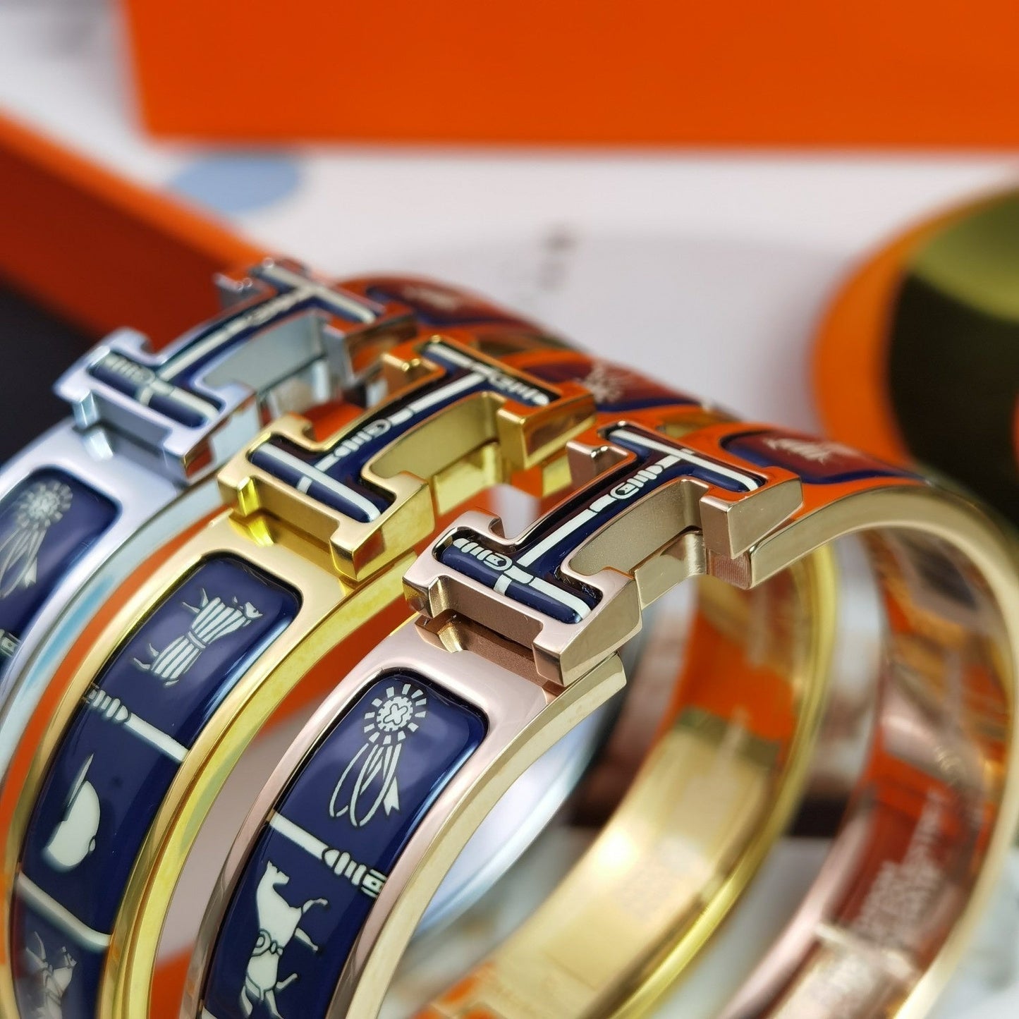 [Renovia Jewelry]H COUVERTURES DARK BLUE BRACELET