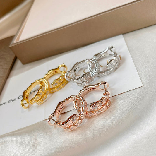 [Renovia Jewelry]SERPENTI EARRINGS DIAMOND